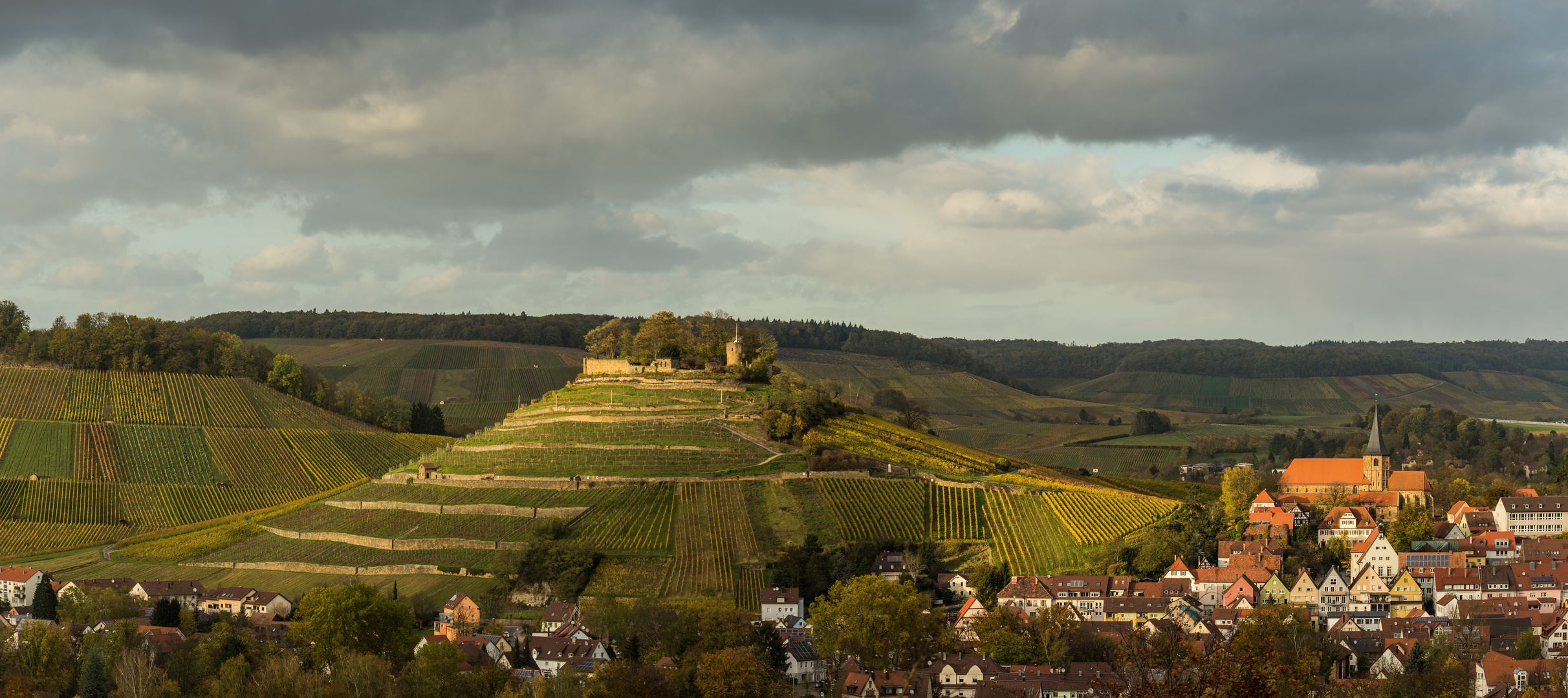 Weinsberg mit Burg Weibertreu