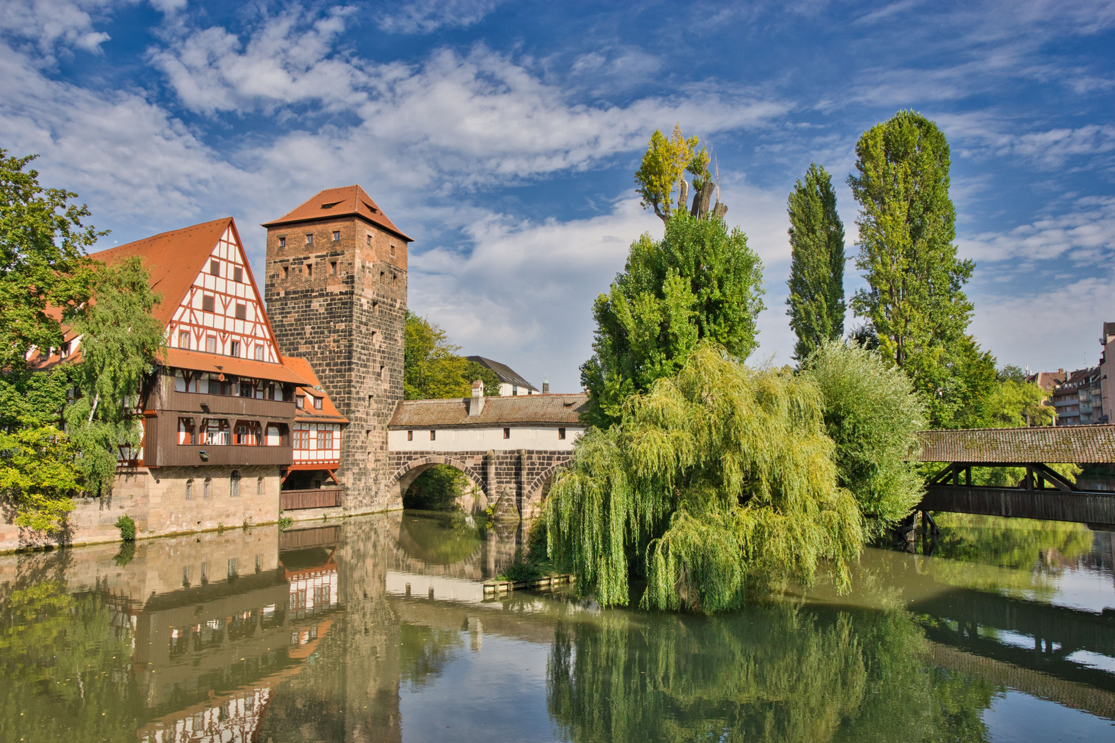 Weinstadel und Henkersteg in Nürnberg