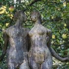 Weinstadt-Strümpfelbach - Fachwerk und Skulptur - Adam und Eva