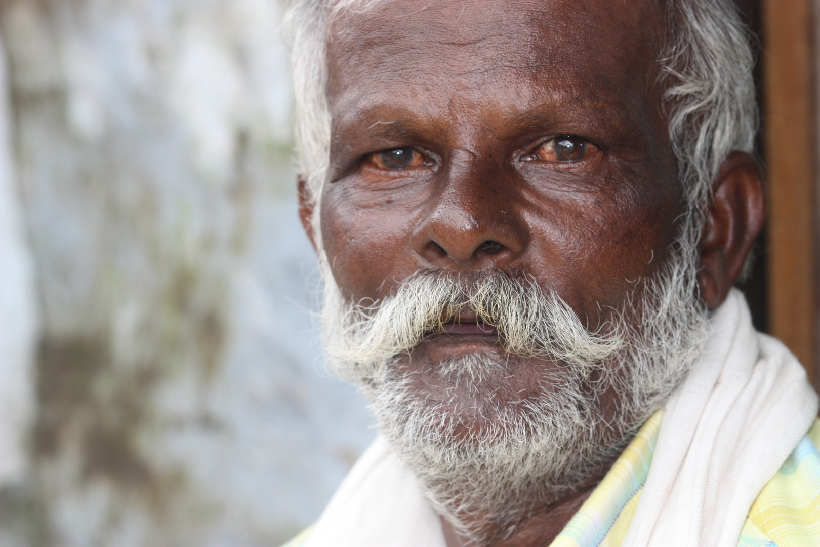 Weiser Blick des Arztes (Indien)