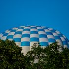 weiß blau der Himmel über Bayern