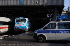 Weiß-blau und blau-weiß in München