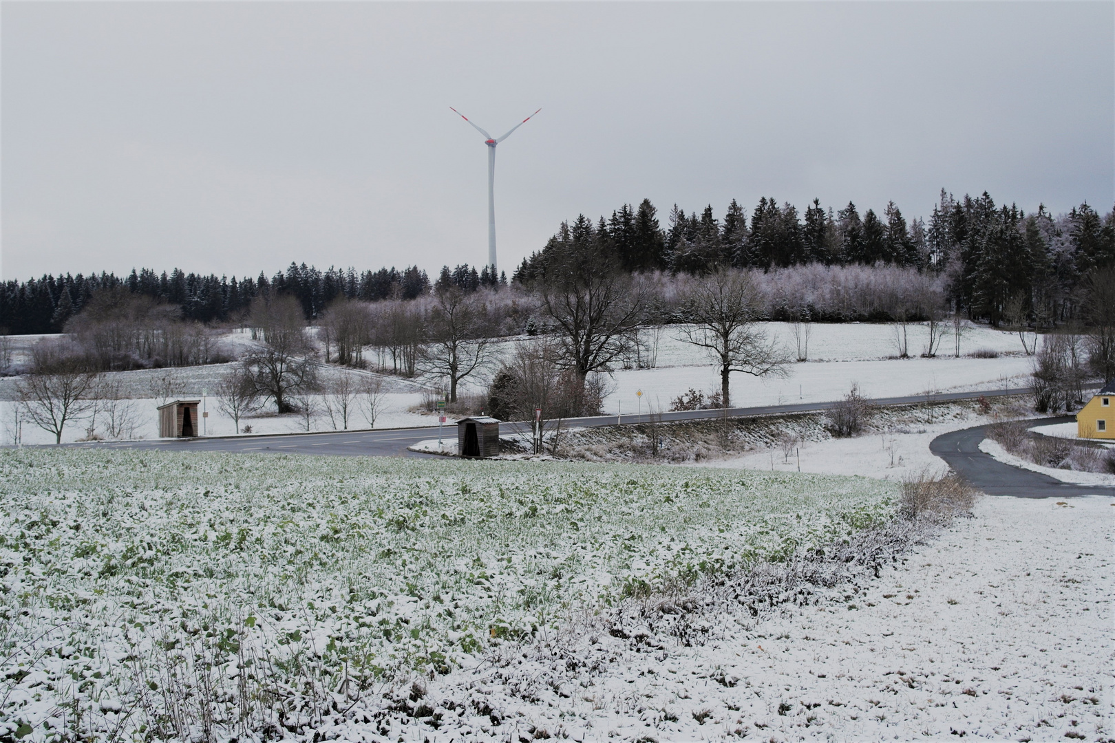 Weiß gepudert  