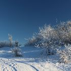 Weiß und Blau