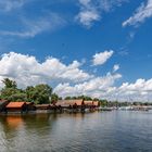 weiß und blau natürlich auch für die Seegler