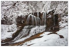 Weissbachfall im Winterkleid