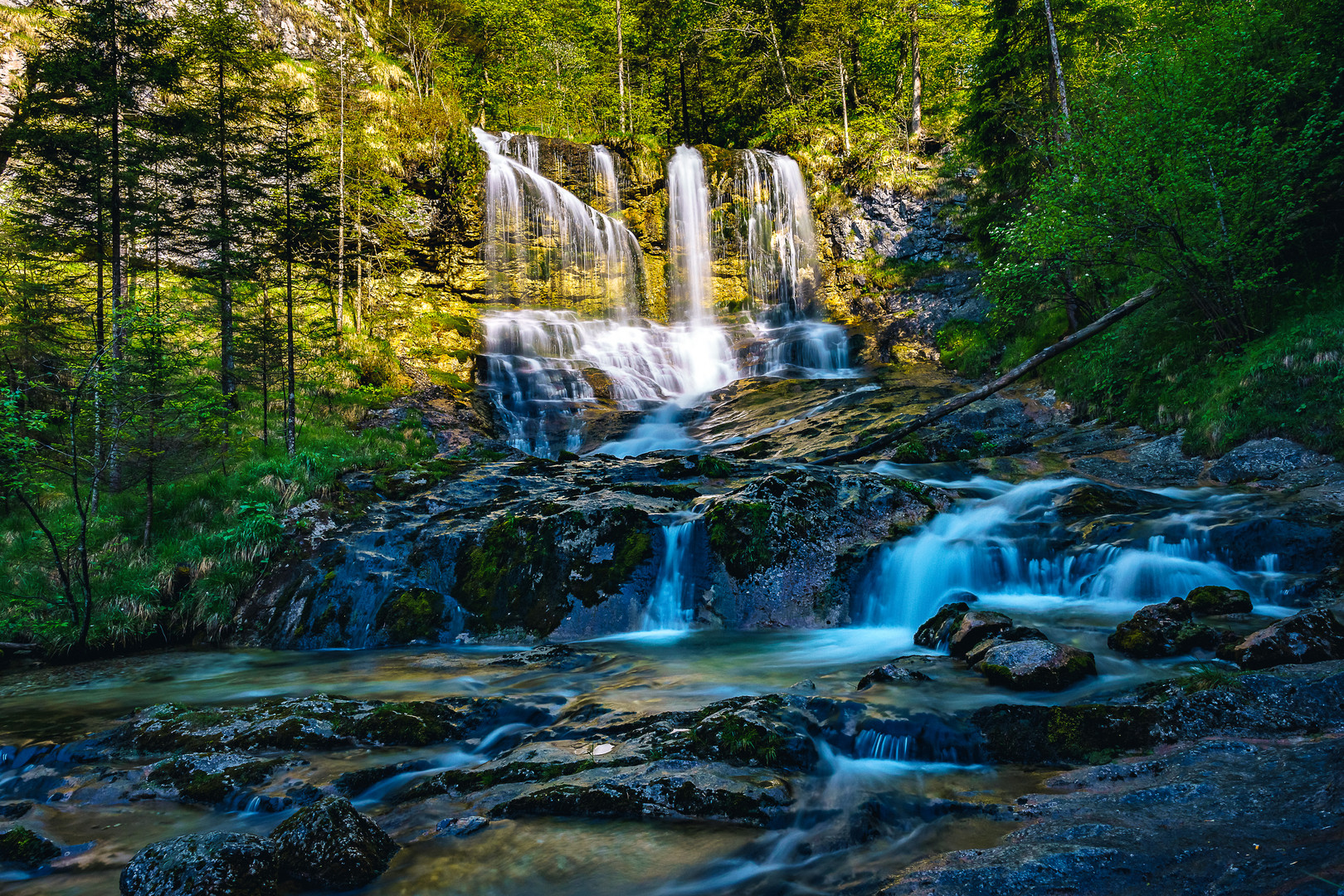 Weißbachfall in der Nähe von Inzell.