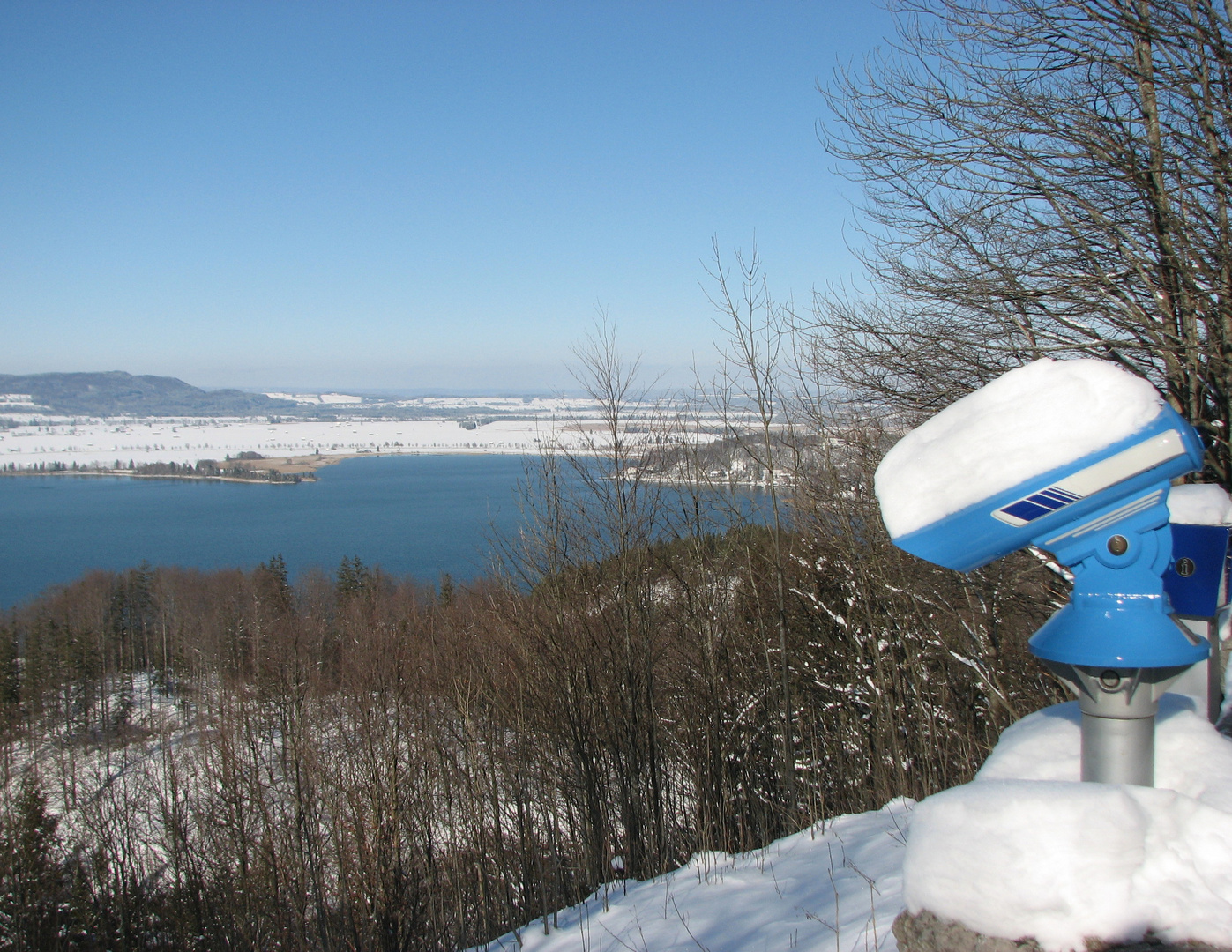 Weißblau am Kochelsee