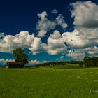 weißblauer Himmel