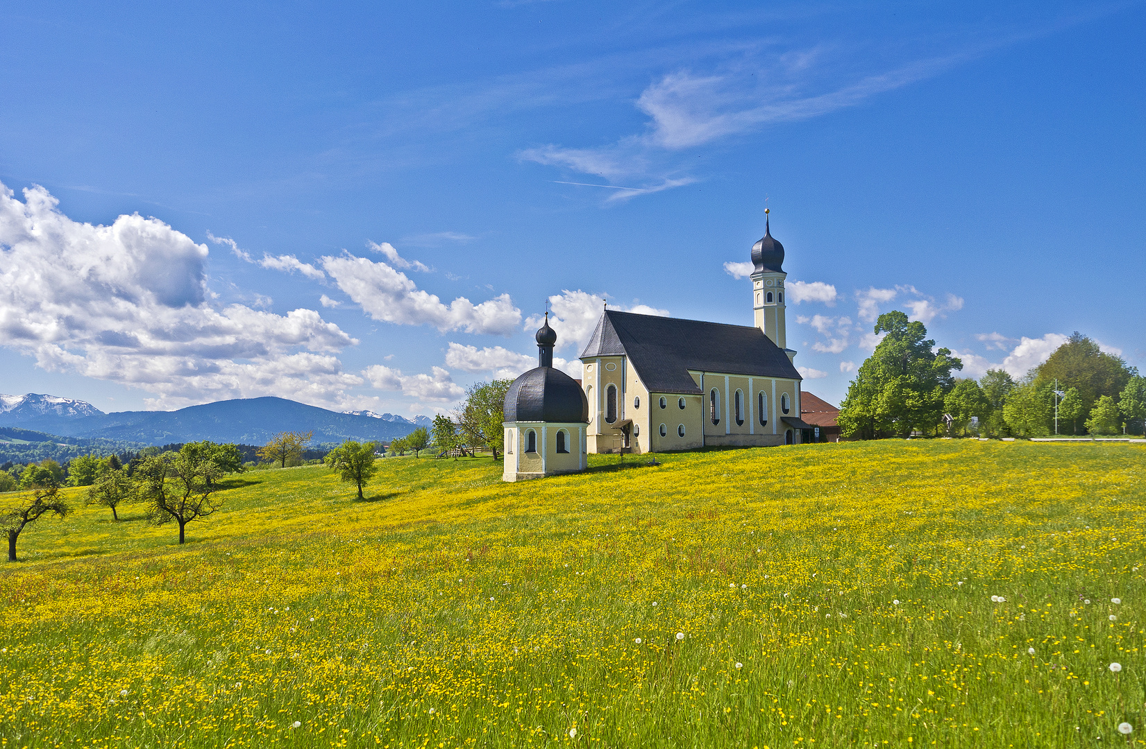 Weißblauer Himmel über Bayern Foto & Bild | landschaft, np bayer. wald