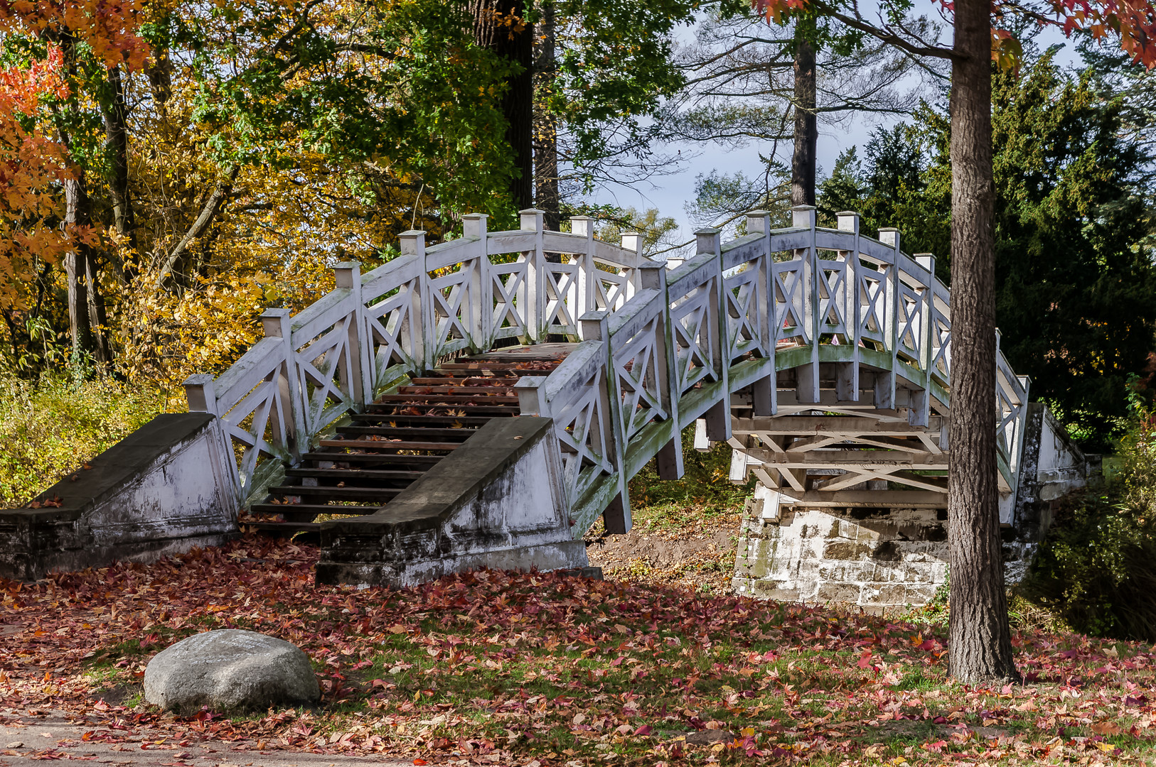 Weiße Brücke im Wörlitzer Park 