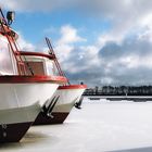 Weiße Flotte am Hafen in Röbel Müritz