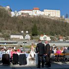 Weiße Hochzeit auf dem Rathausplatz in Passau