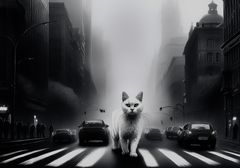 ... weiße katze