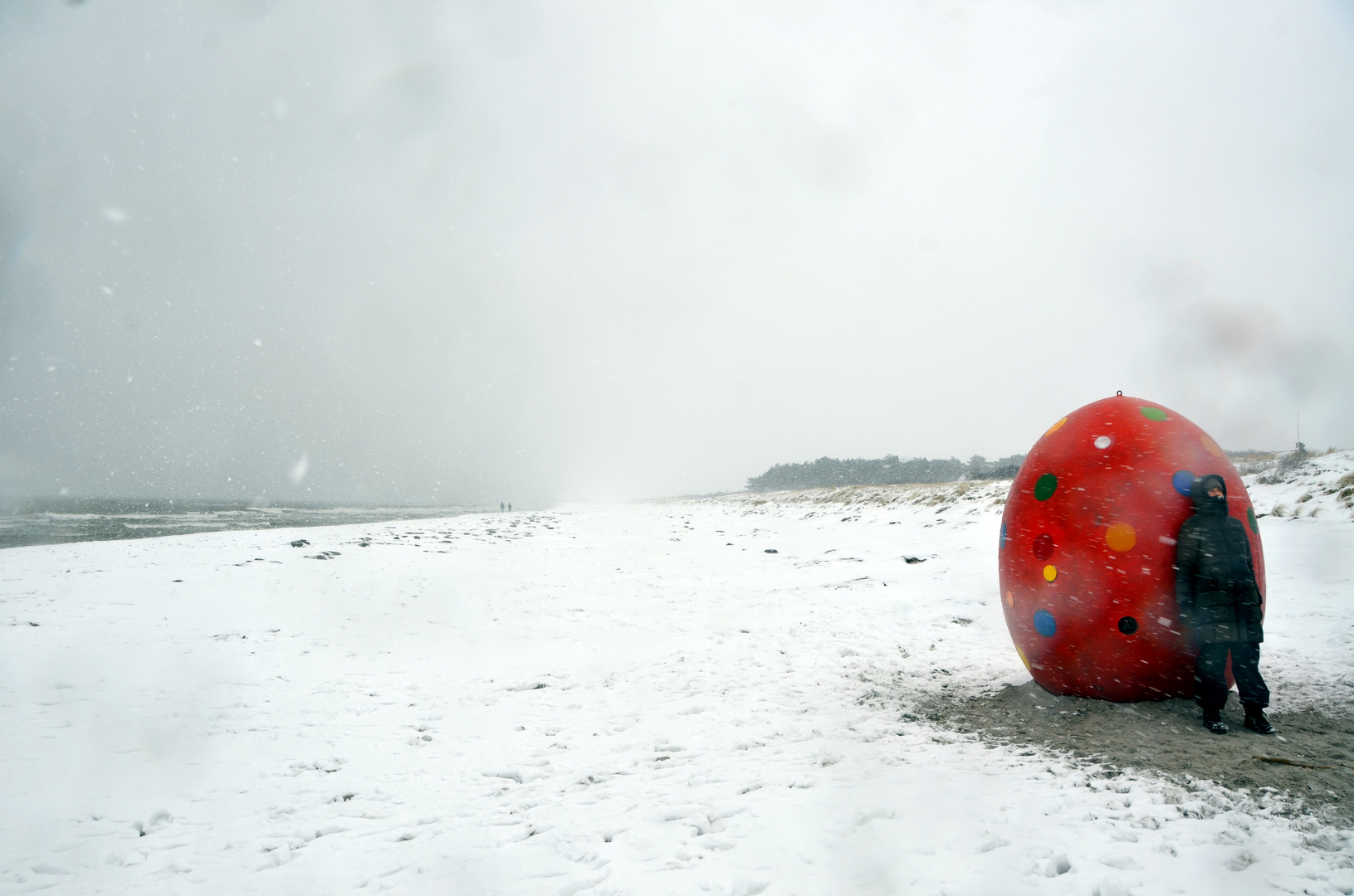 Weiße Ostern 2018 Seebad Insel Hiddensee 