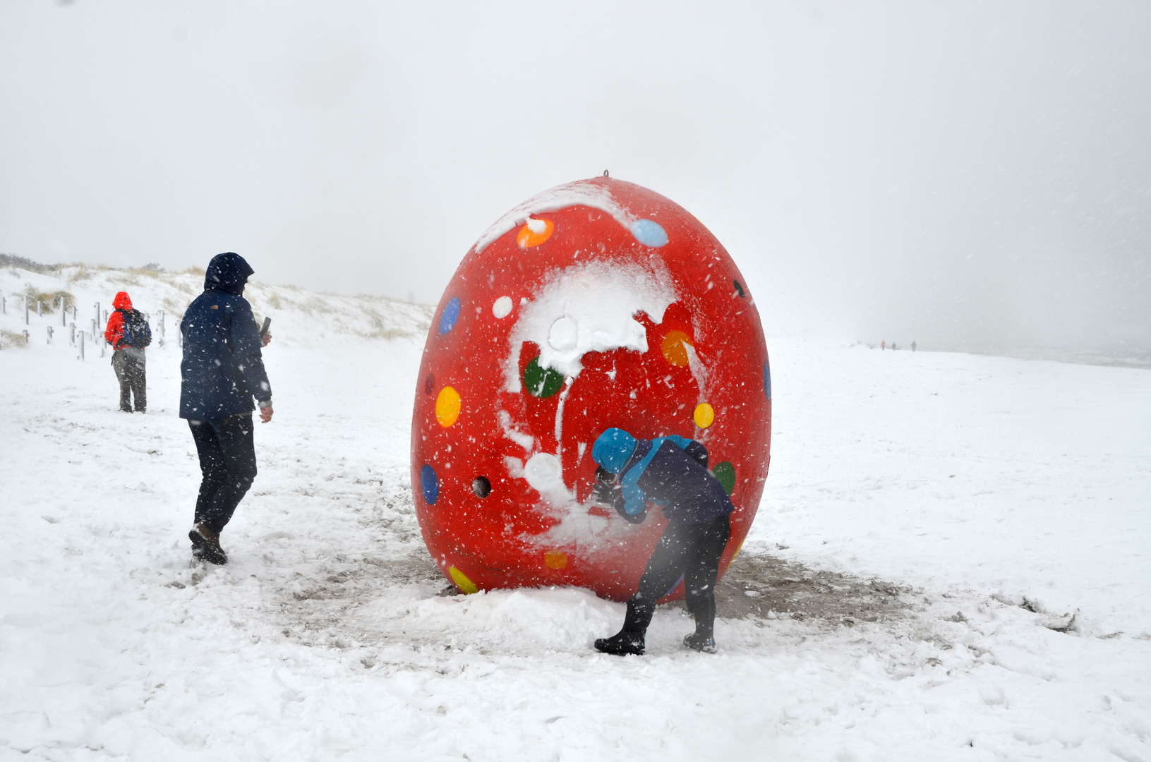 Weiße Ostern 2018 Seebad Insel Hiddensee 