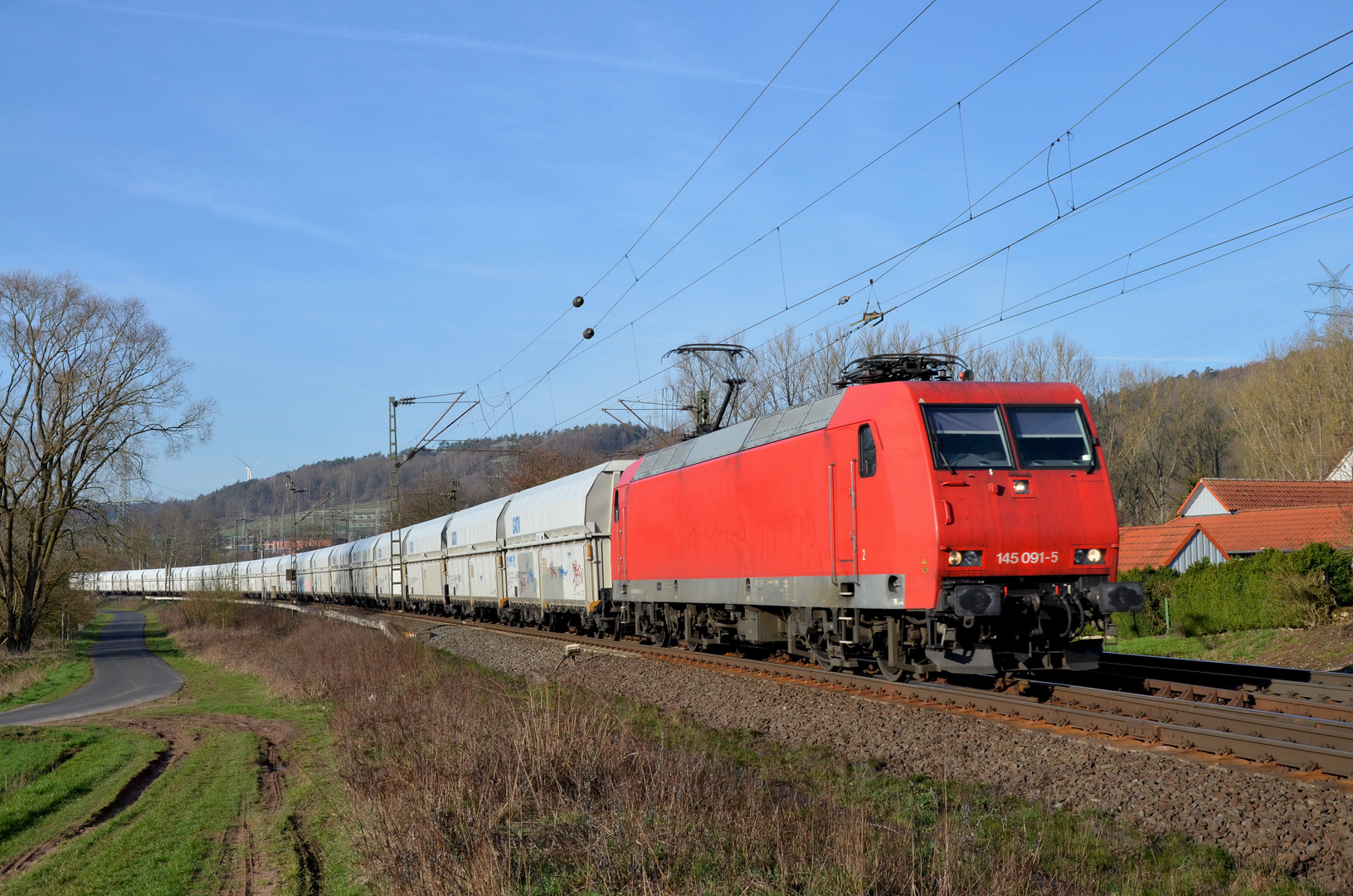 Weiße Wagen für helle Fracht