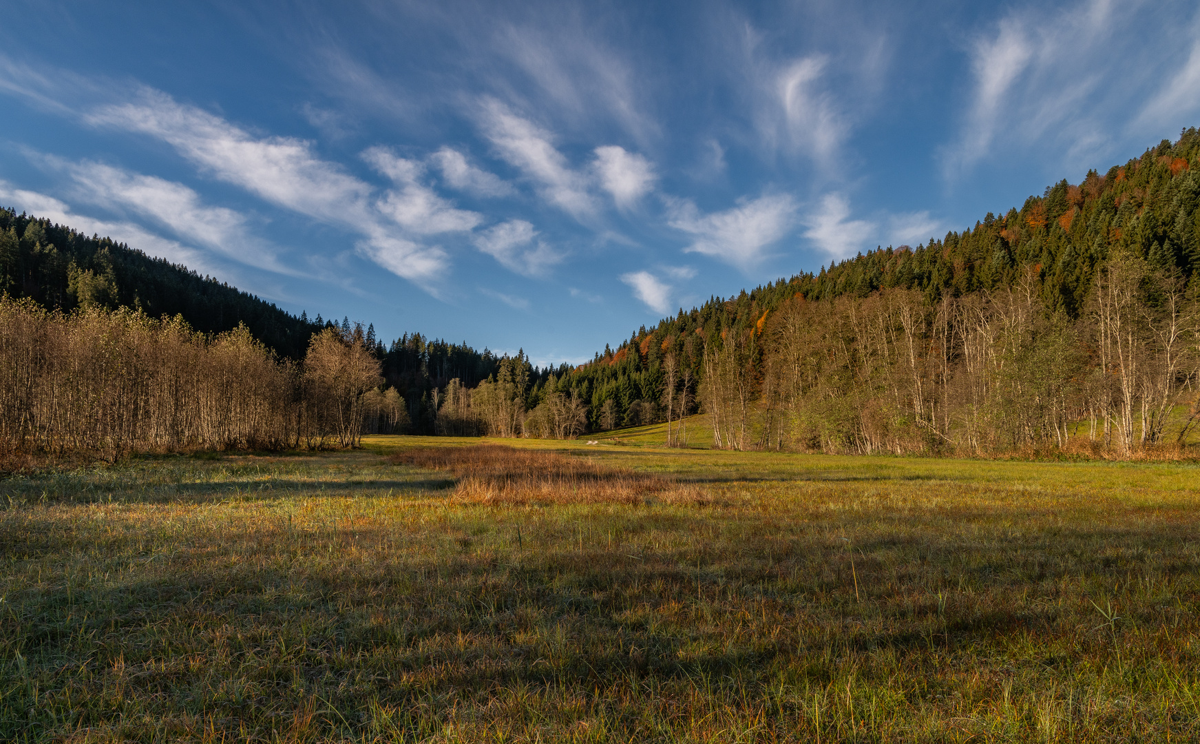 Weiße Wolken