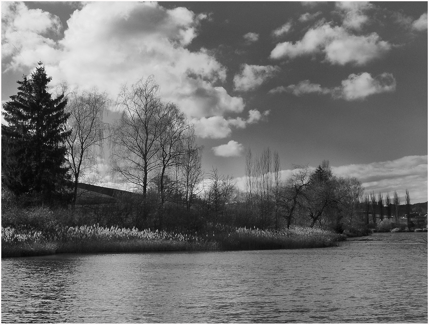 Weisse Wolken