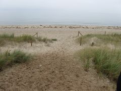 weißen häuser strand