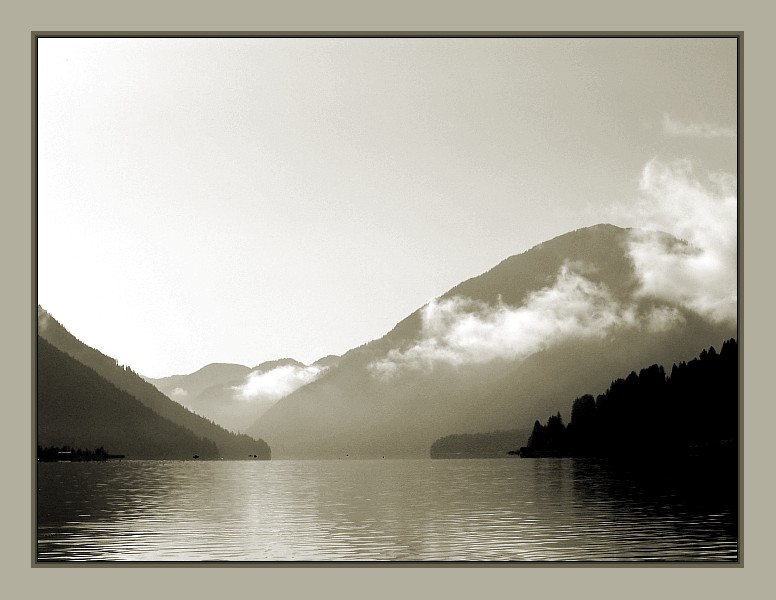 Weissen See - sepia