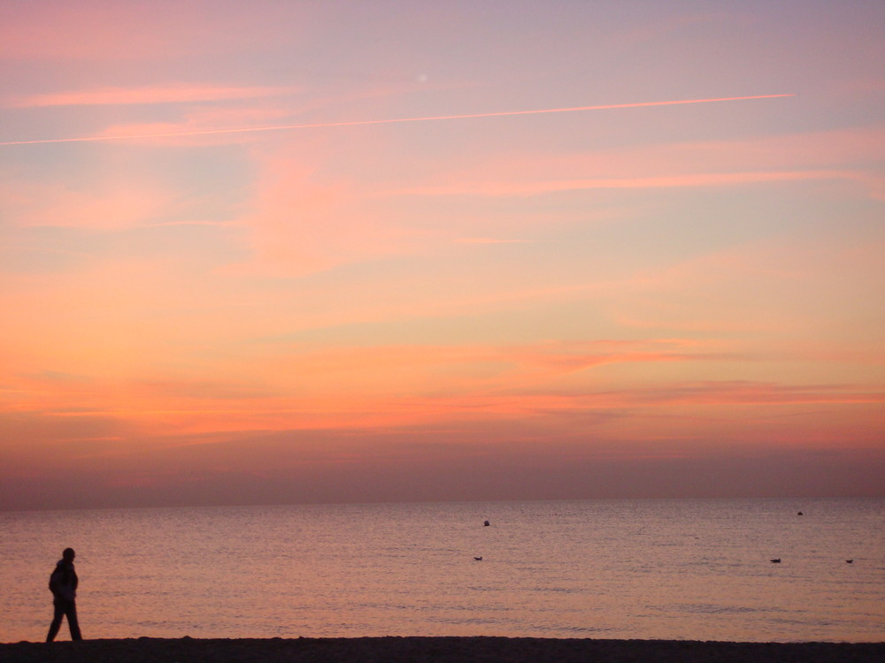 weissenhäuser Strand Sonnenuntergang