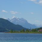 Weißensee (Kärnten) mit Lienzer Dolomiten im Hintergrund