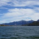 Weißensee, mit Tegelberg, Ahornspitze und Säuling