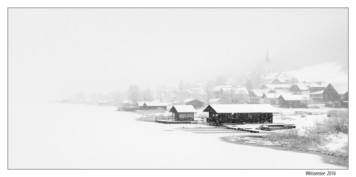 Weissensee ,Verschneit