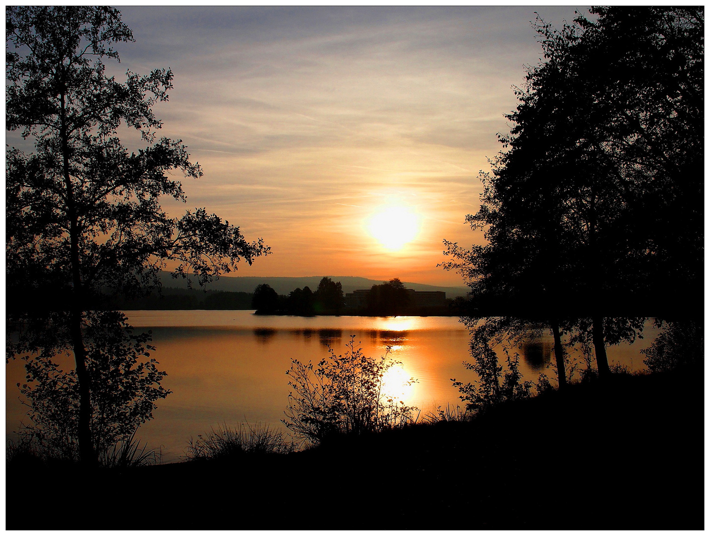 Weißenstädter See am Abend