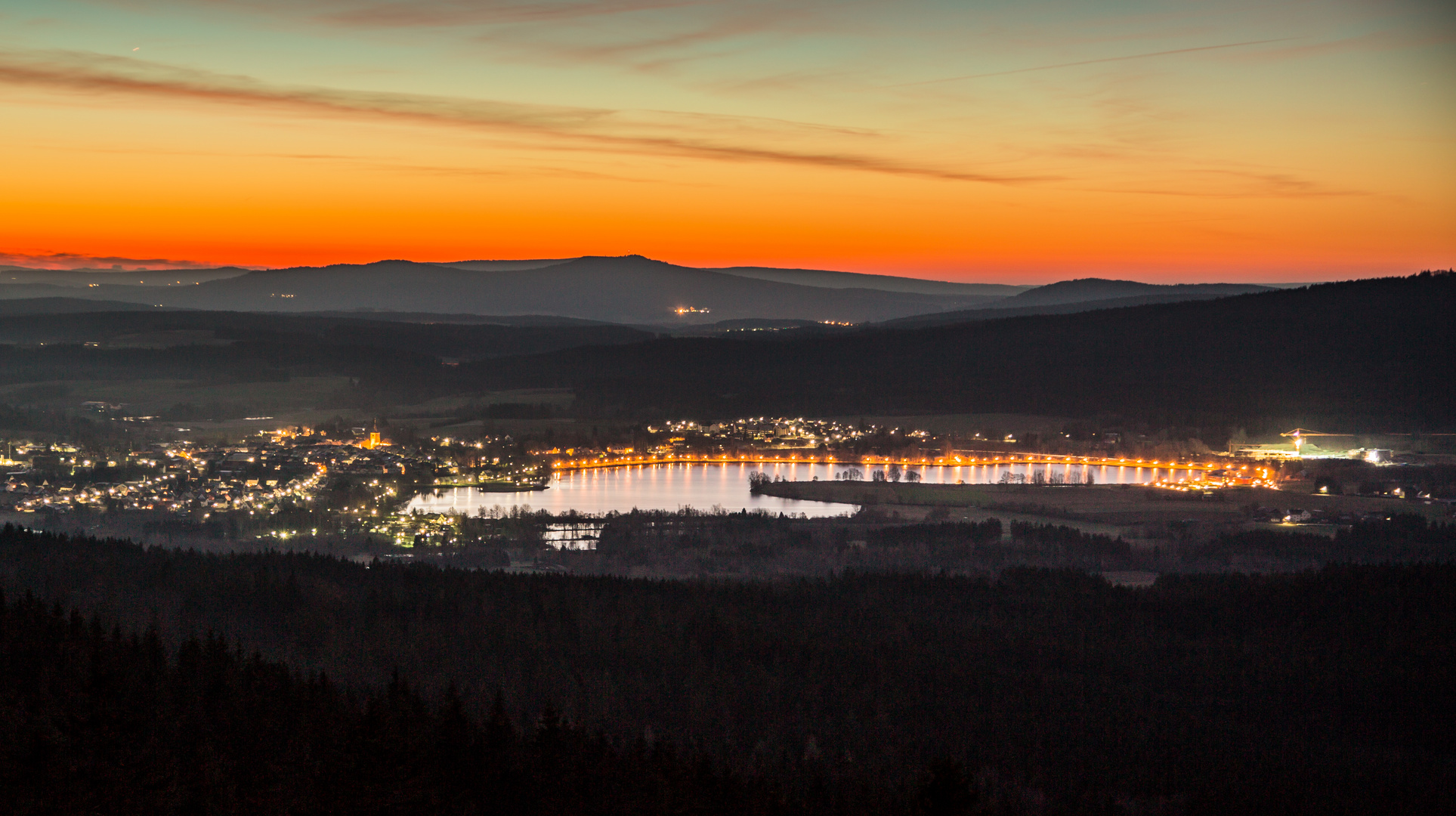 Weißenstädter See am frühen Morgen