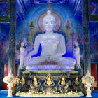 Weißer Buddha im Blauen Tempel