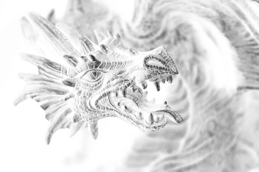 Weisser Drache Foto Bild Stillleben Figuren Und Miniaturen Sonstiges Bilder Auf Fotocommunity