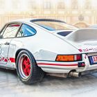 weisser Porsche 911 RS Carrera (70er Jahre)