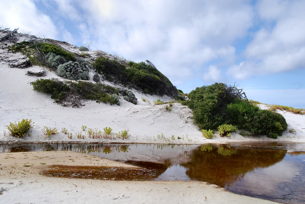 weißer Sand