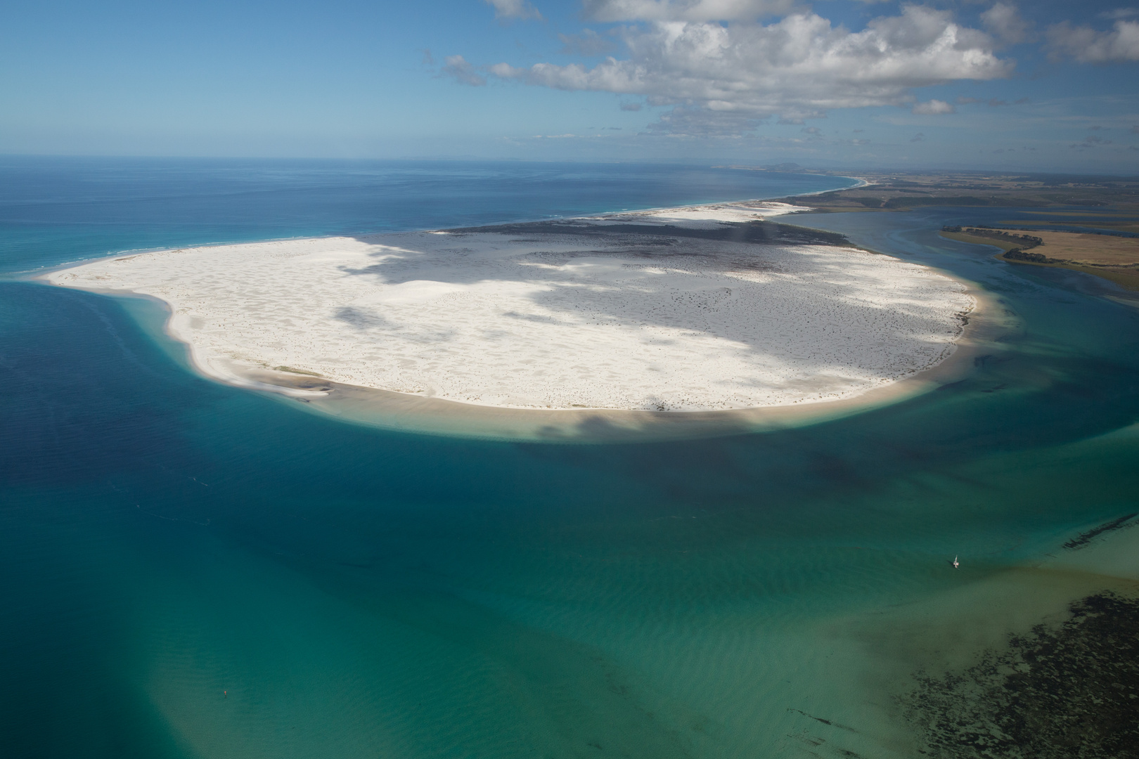 Weißer Sandstrand