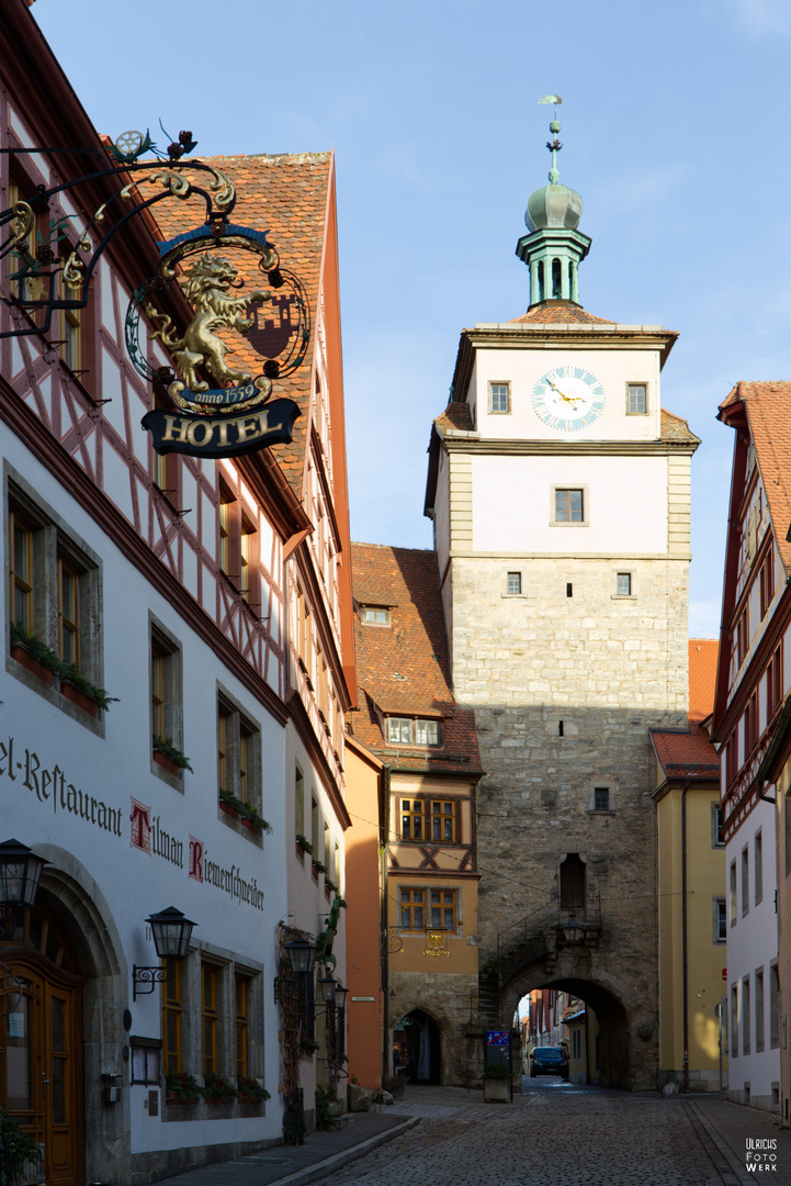 Weißer Turm in Rothenburg ob der Tauber