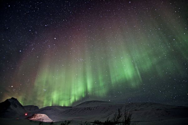 Polarlicht Vorhänge Fotos & Bilder Auf Foto Munity