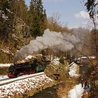 Weißeritztalbahn im April 2013