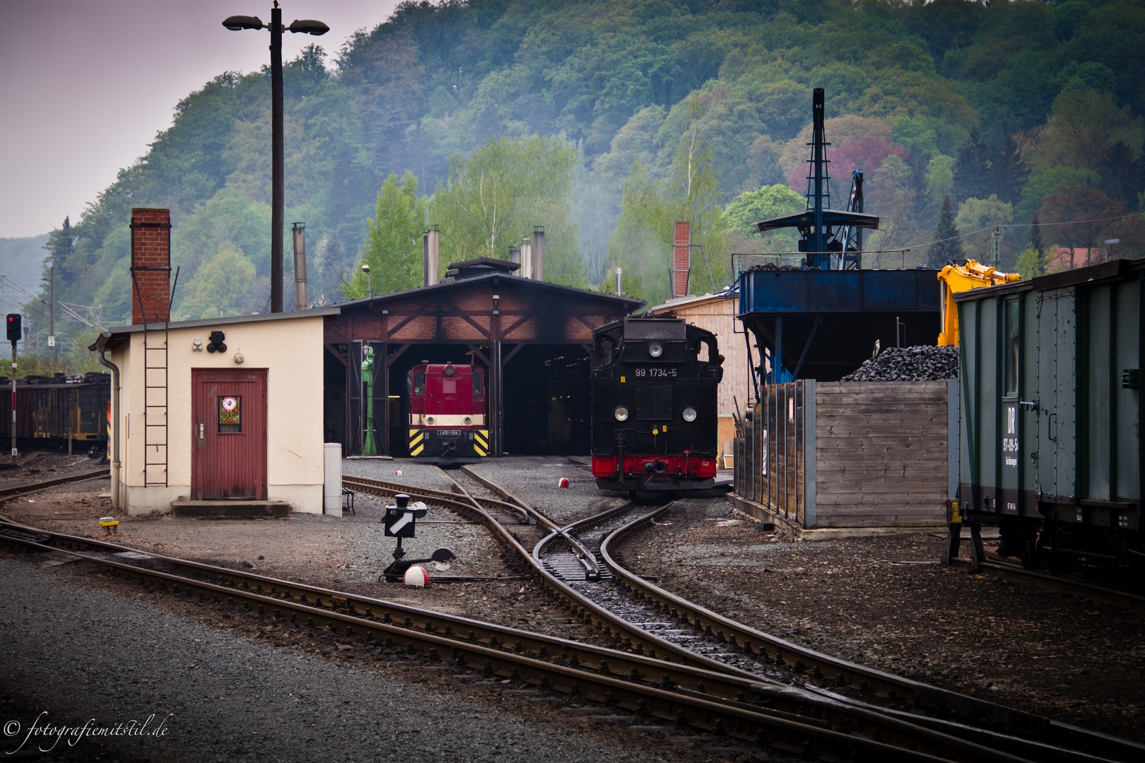 Weißeritztalbahn im Osterzgebirge