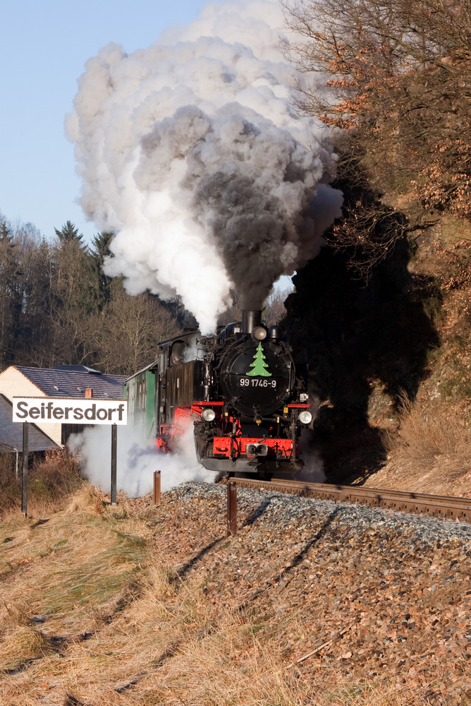 Weißeritztalbahn - Mit Volldampf...