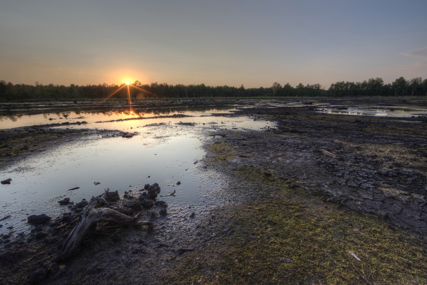 Weisses Moor - sunset ----