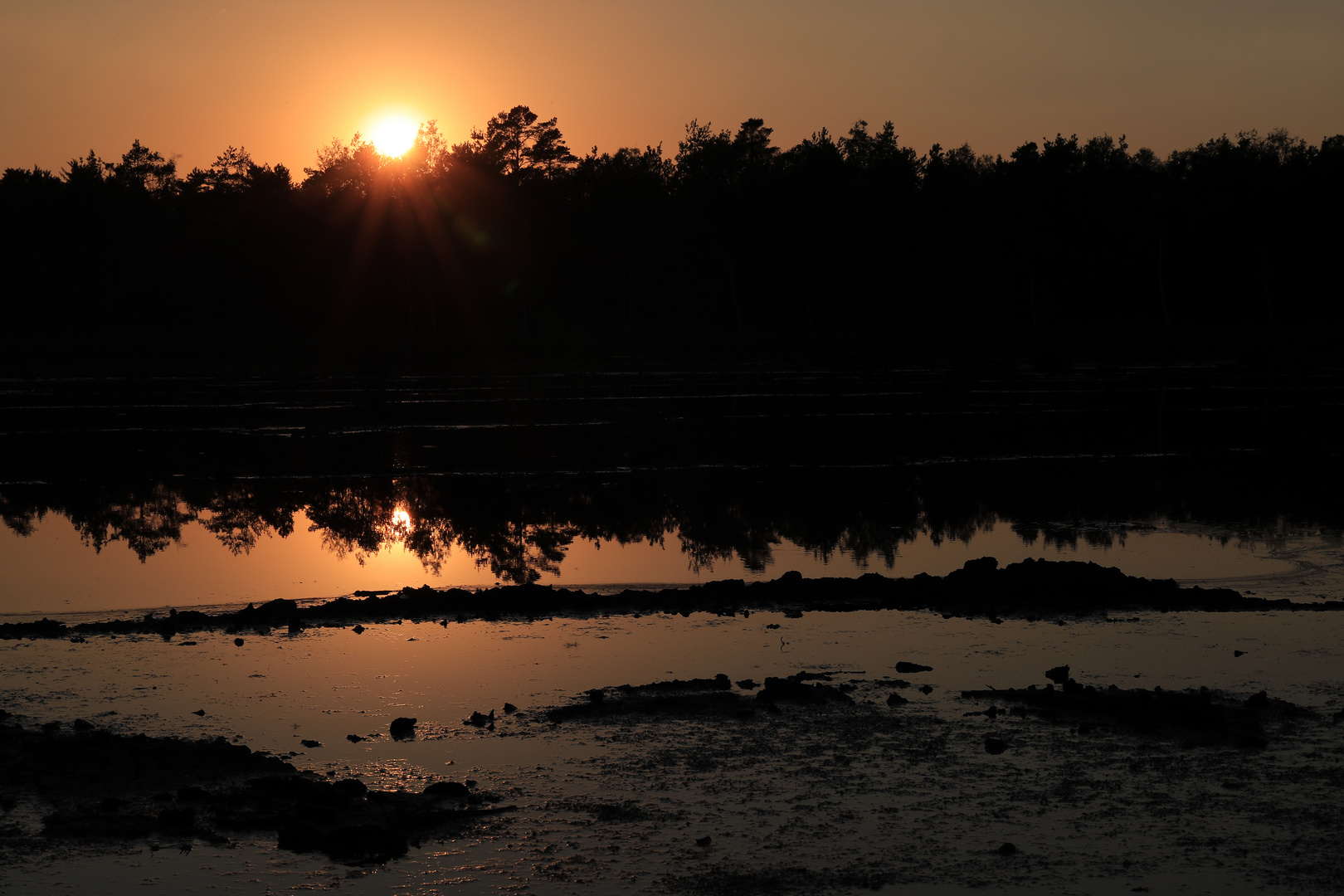 Weisses Moor ... sunset ...