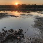 Weisses Moor . sunset .