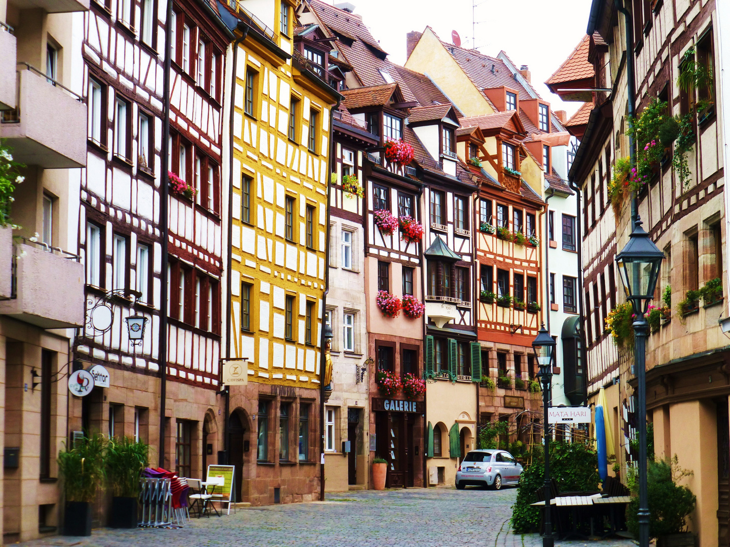 Wei gerbergasse Altstadt  N rnberg Foto Bild 