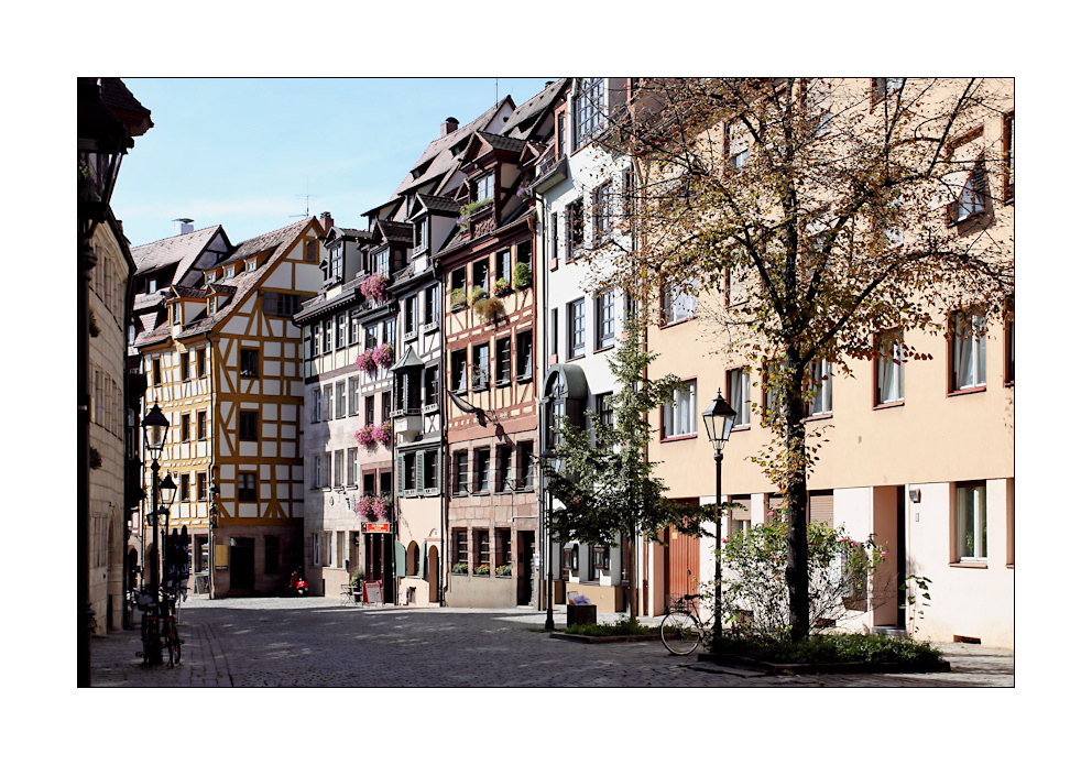 Weißgerbergasse in Nürnberg