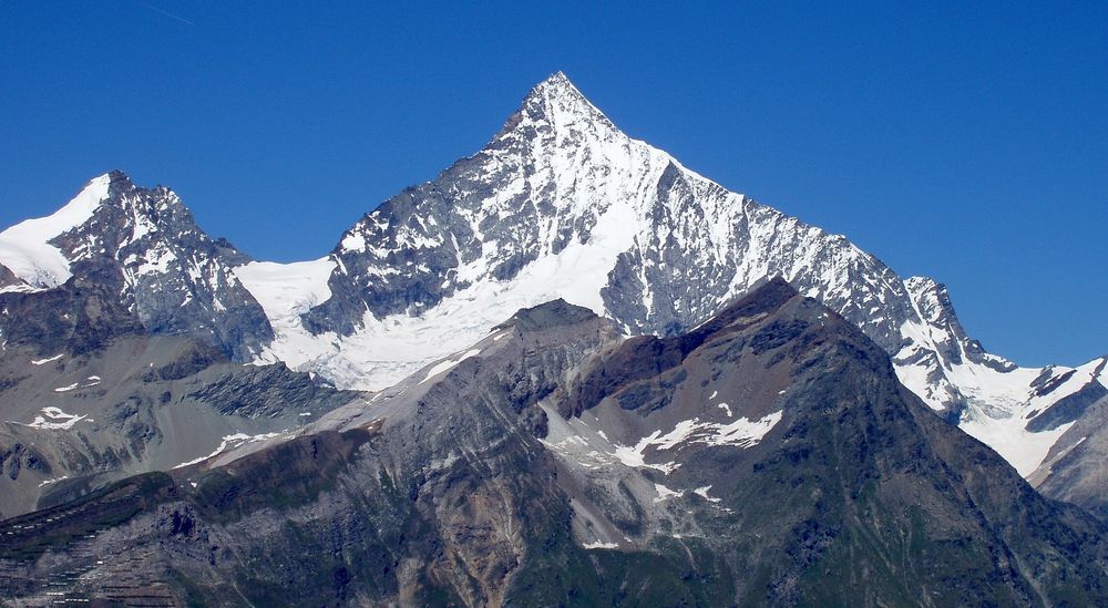 Weißhorn 4505 m Königsberg der Walliser Alpen