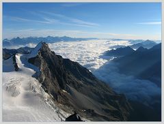 Weisshorn - Blick in Rhonetal