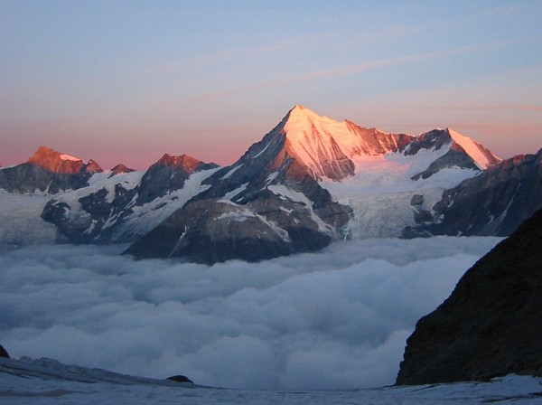 Weisshorn in Orange