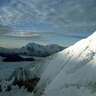 Weisshorn Ostgrat früh morgens